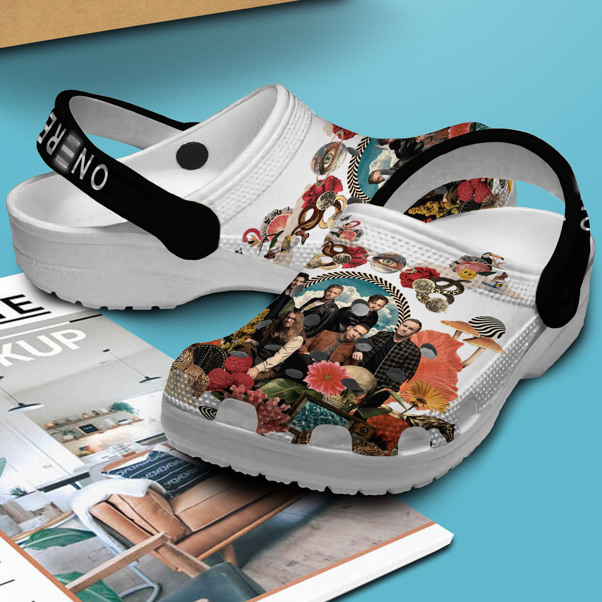 Merchidea OneRepublic Music Crocs Crocband Clogs Shoes Comfortable For Men Women and Kids