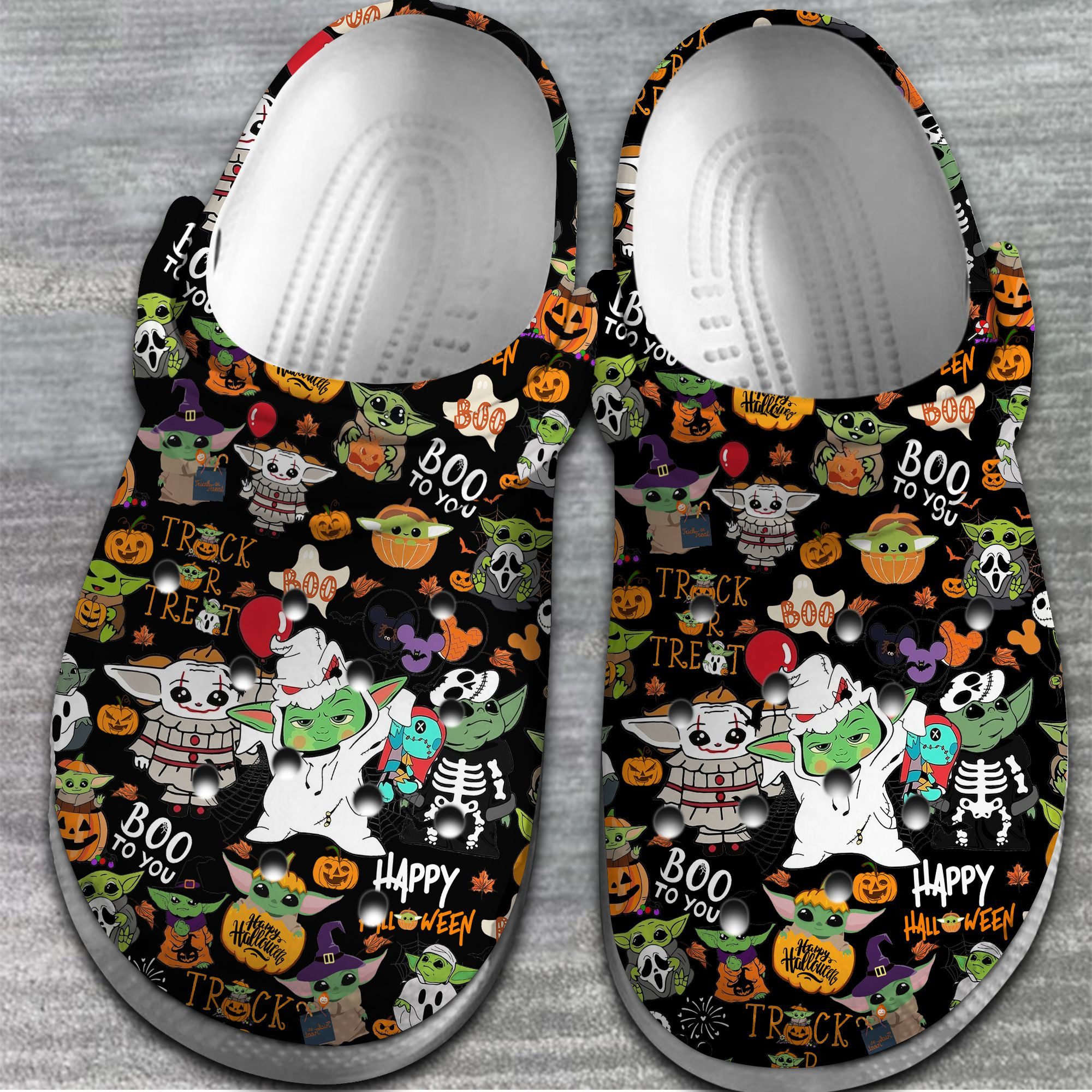 Merchidea Oogie Boogie Bash Movie Crocs Crocband Clogs Shoes Comfortable For Men Women and Kids