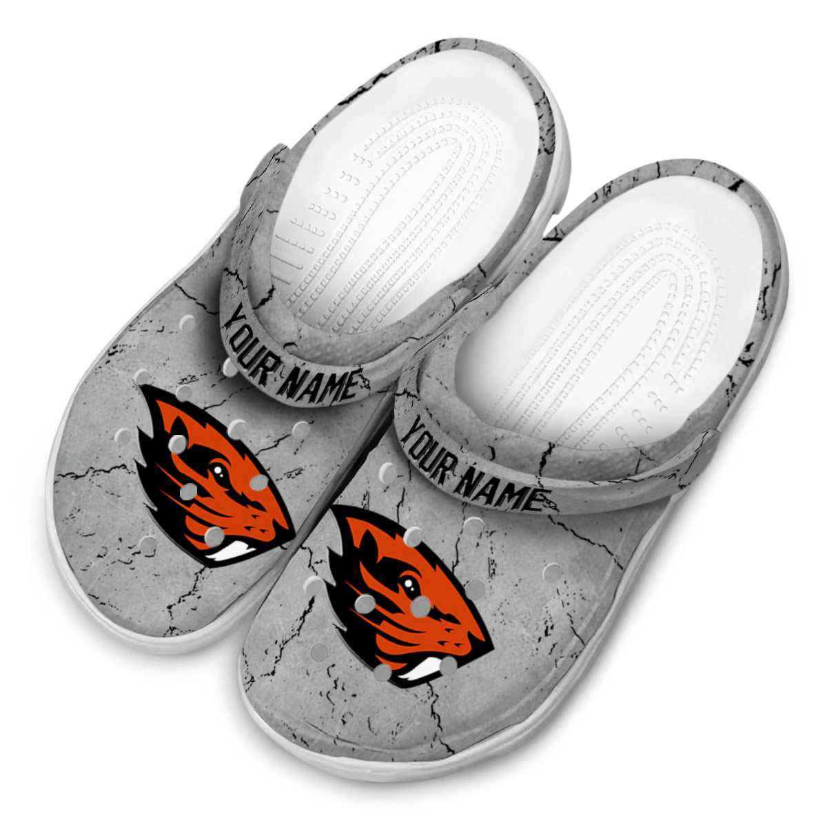 Merchidea Oregon State Beavers NCAA Sport Crocs Crocband Clogs Shoes Comfortable For Men Women and Kids