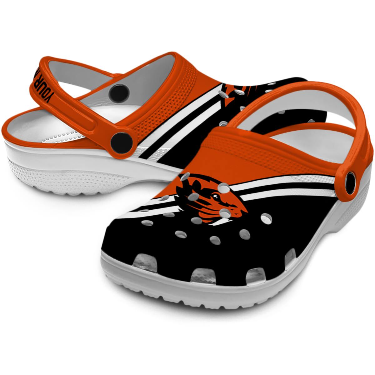 Merchidea Oregon State Beavers NCAA Sport Crocs Crocband Clogs Shoes Comfortable For Men Women and Kids