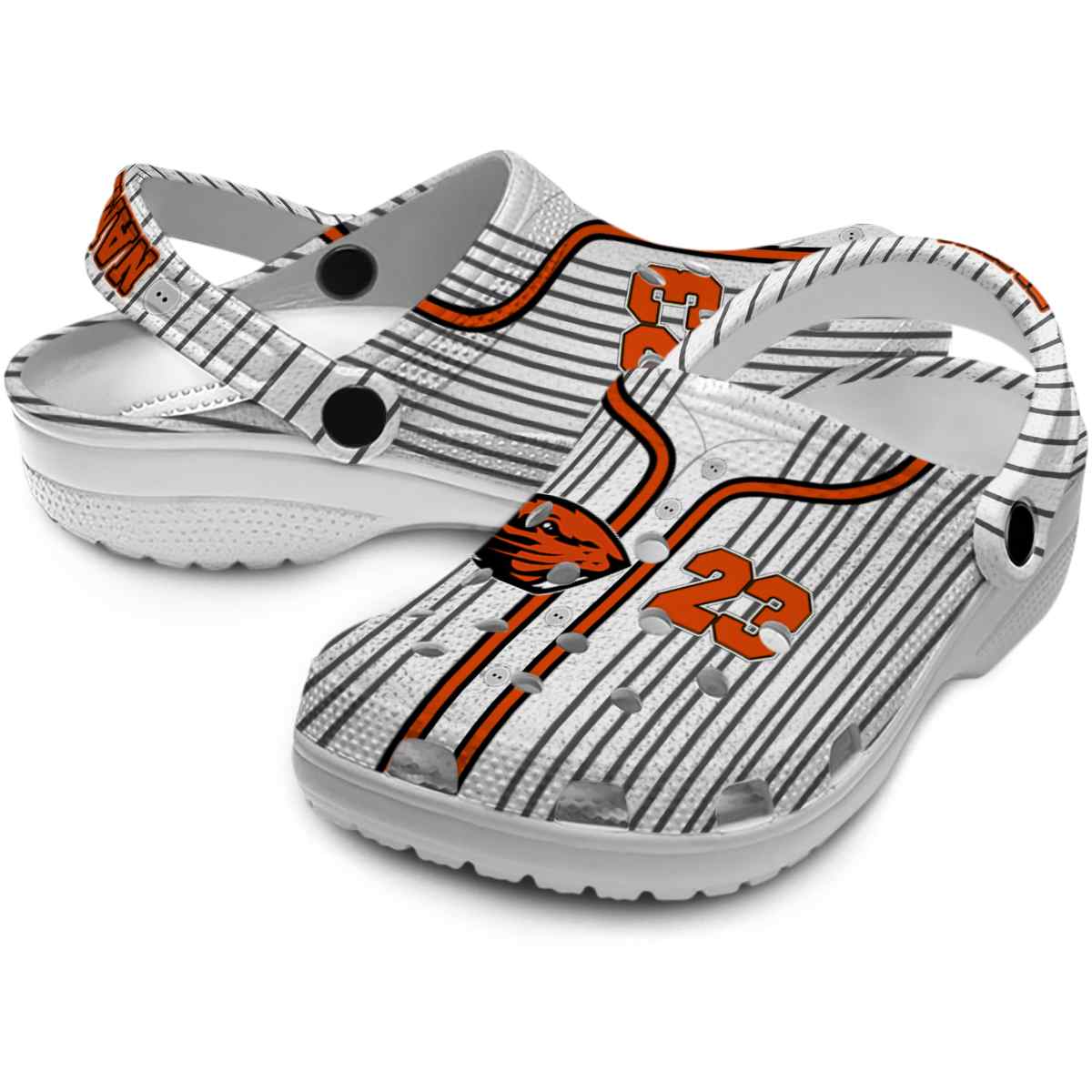 Merchidea Oregon State Beavers NCAA Sport Crocs Crocband Clogs Shoes Comfortable For Men Women and Kids