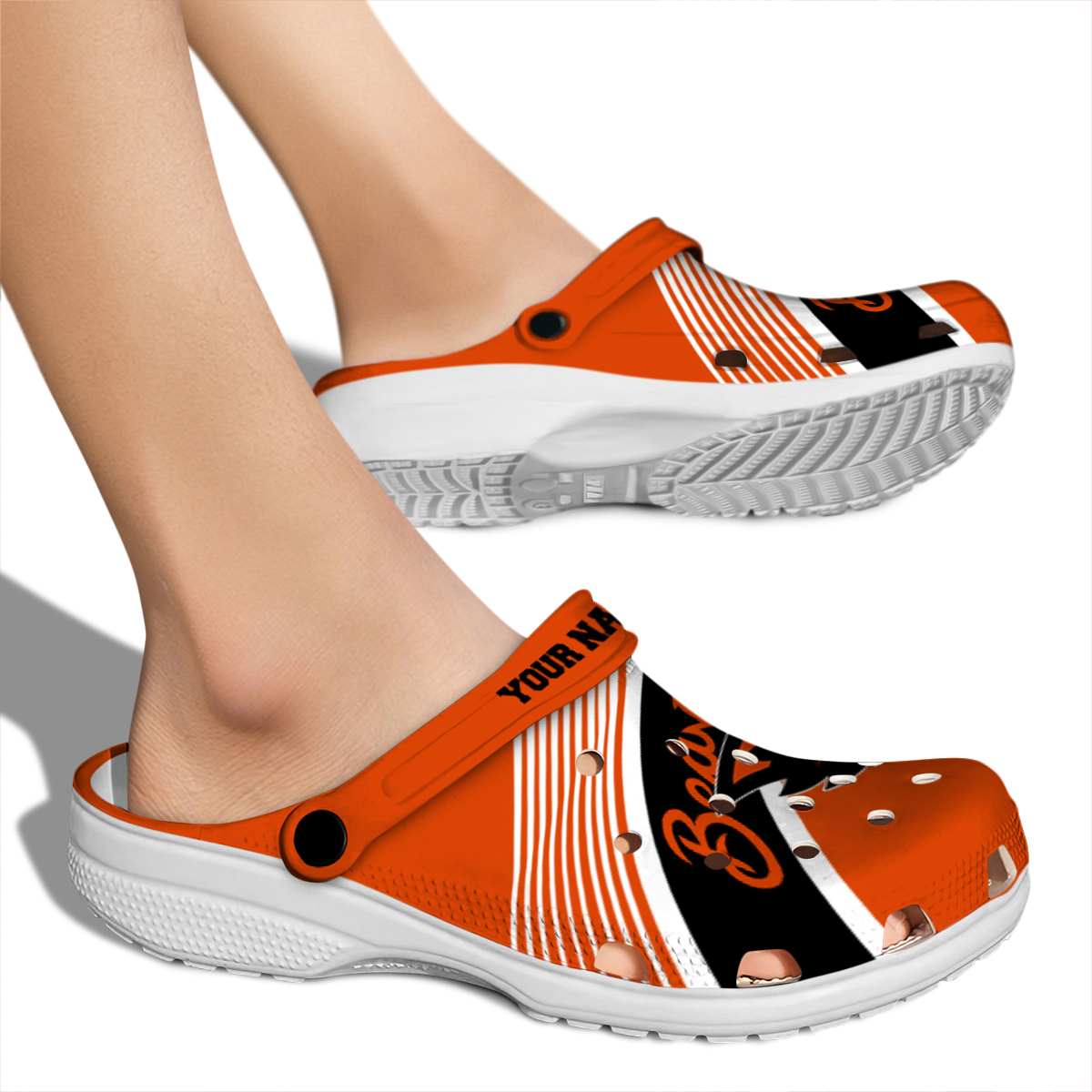 Merchidea Oregon State Beavers NCAA Sport Crocs Crocband Clogs Shoes Comfortable For Men Women and Kids