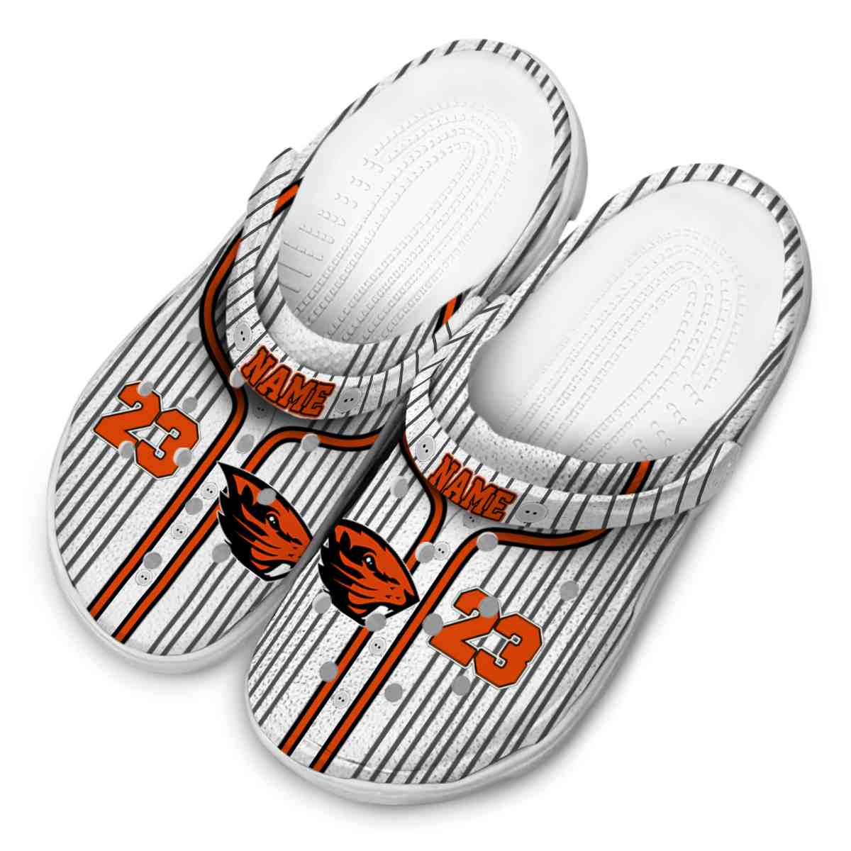 Merchidea Oregon State Beavers NCAA Sport Crocs Crocband Clogs Shoes Comfortable For Men Women and Kids