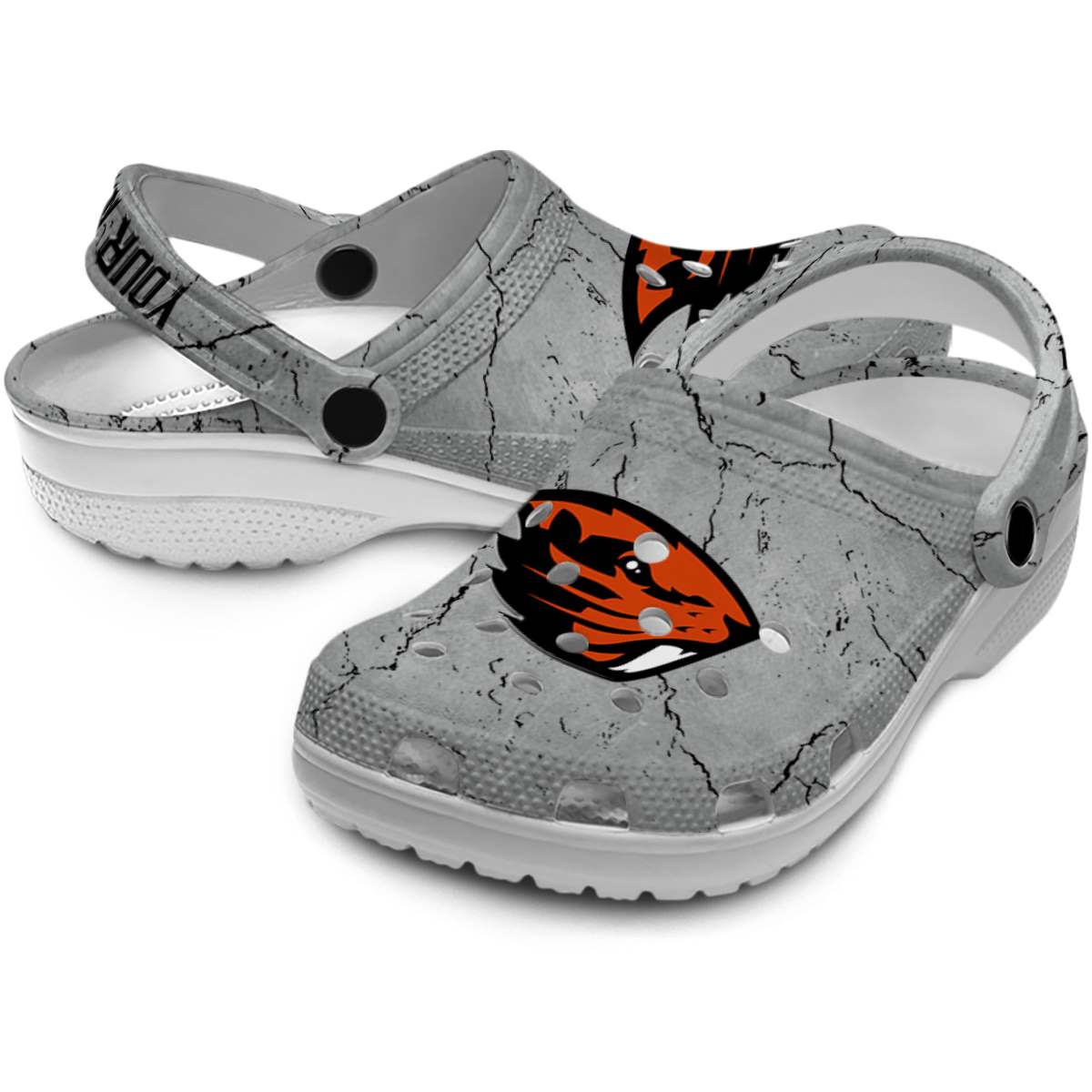 Merchidea Oregon State Beavers NCAA Sport Crocs Crocband Clogs Shoes Comfortable For Men Women and Kids