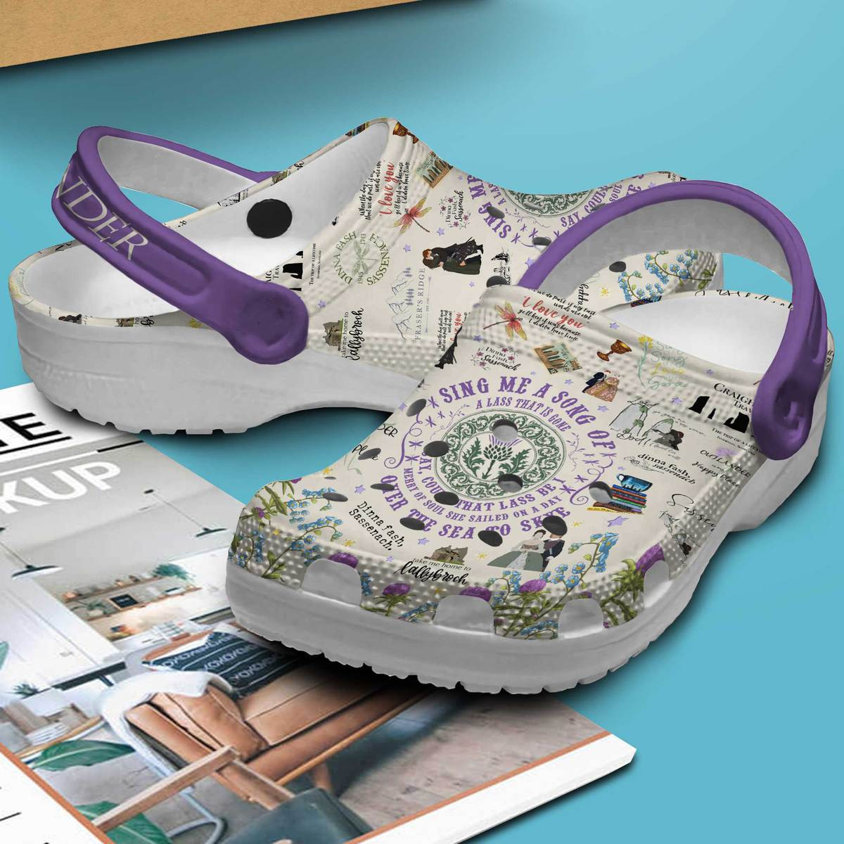 Merchidea Outlander Movie Crocs Crocband Clogs Shoes Comfortable For Men Women and Kids