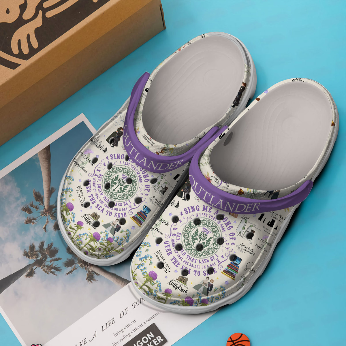 Merchidea Outlander Movie Crocs Crocband Clogs Shoes Comfortable For Men Women and Kids