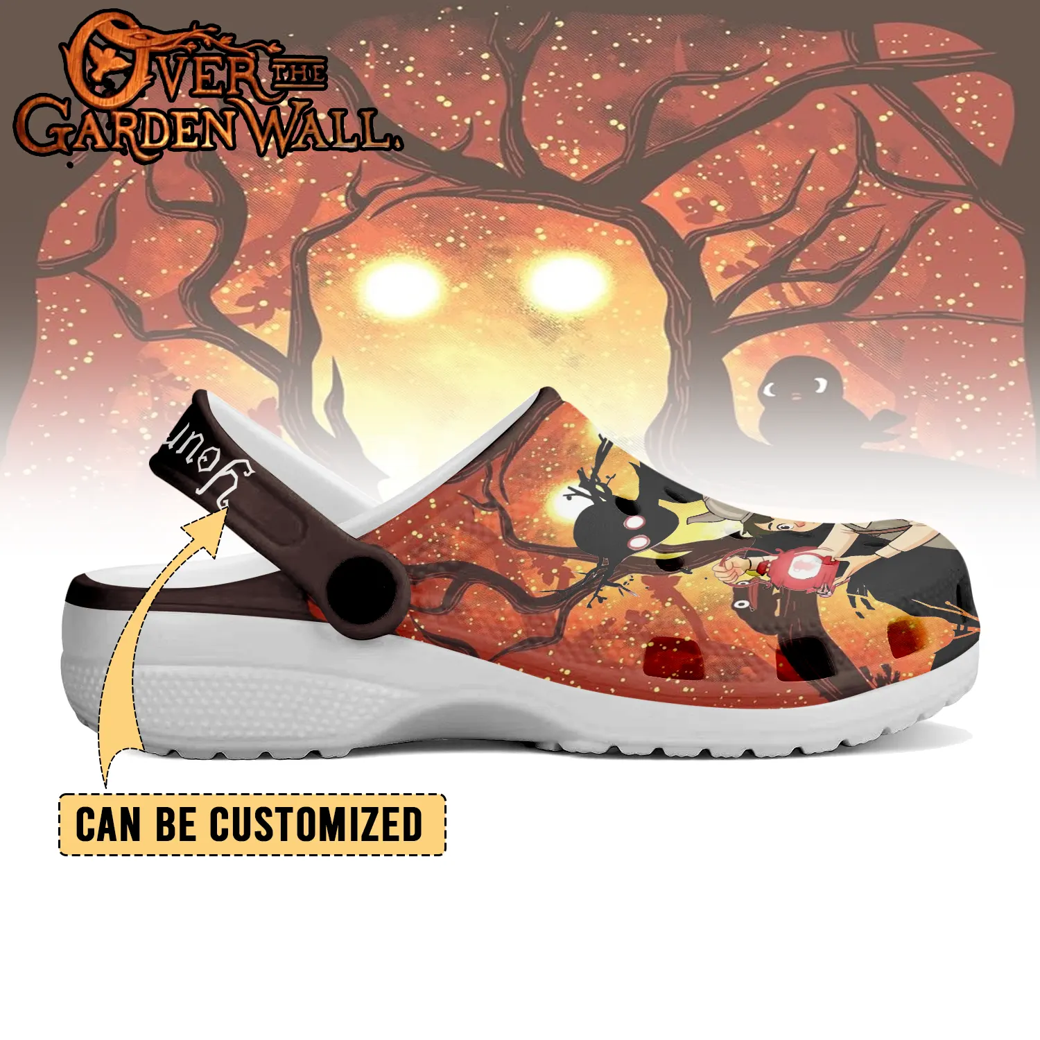 Merchidea Over the Garden Wall Crocs Crocband Clogs Shoes Comfortable For Men Women and Kids