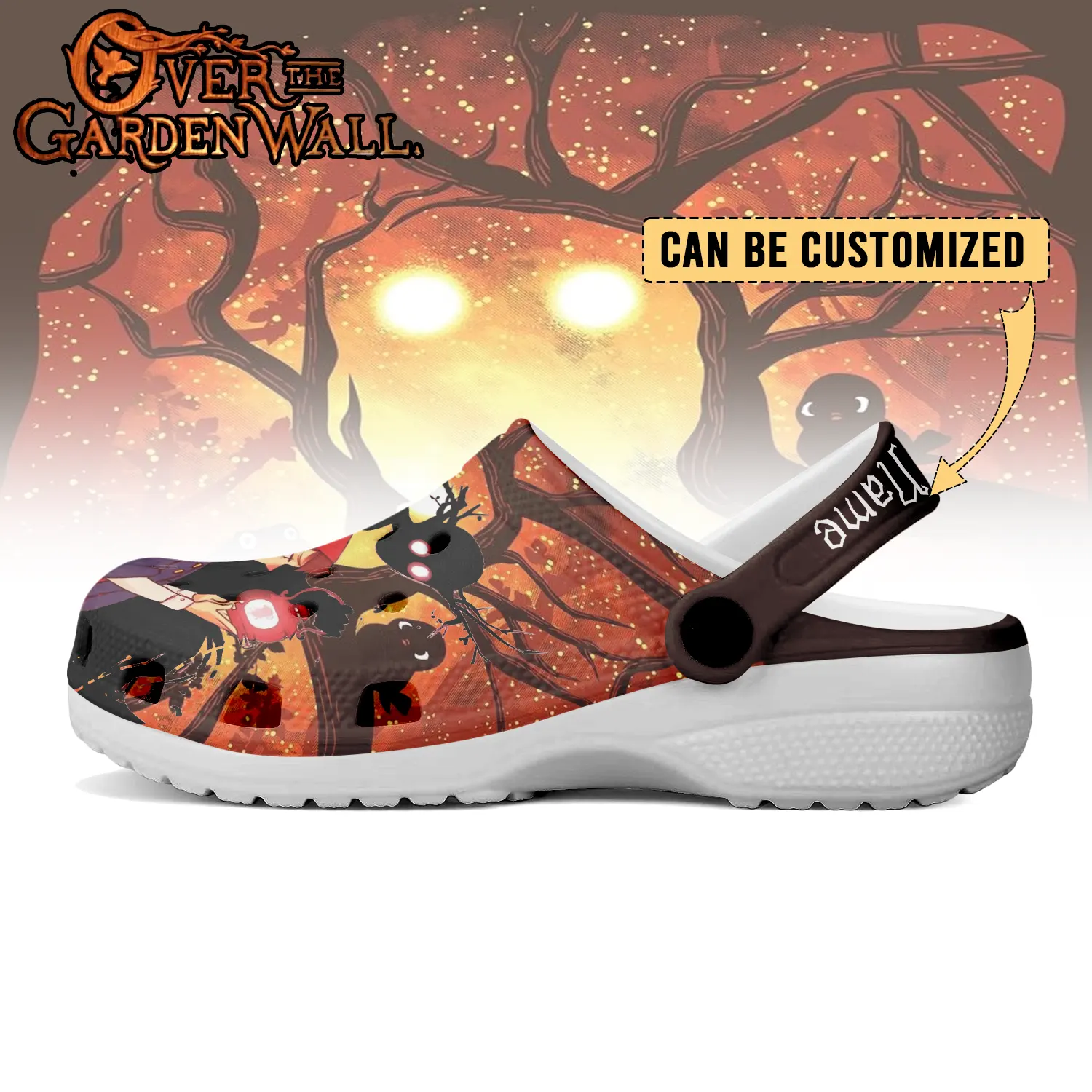 Merchidea Over the Garden Wall Crocs Crocband Clogs Shoes Comfortable For Men Women and Kids