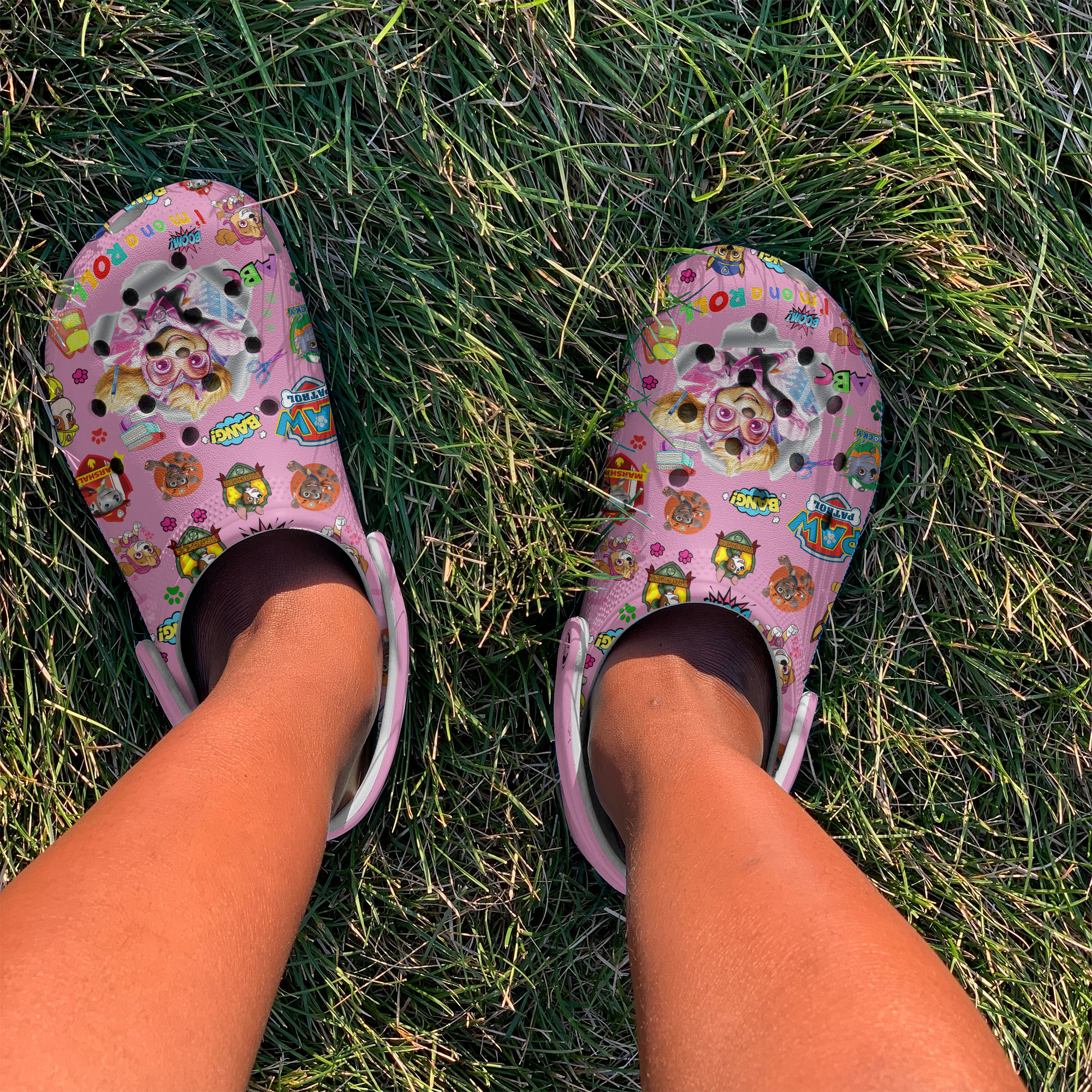 Merchidea PAW Patrol Cartoon Crocs Crocband Clogs Shoes Comfortable For Men Women and Kids