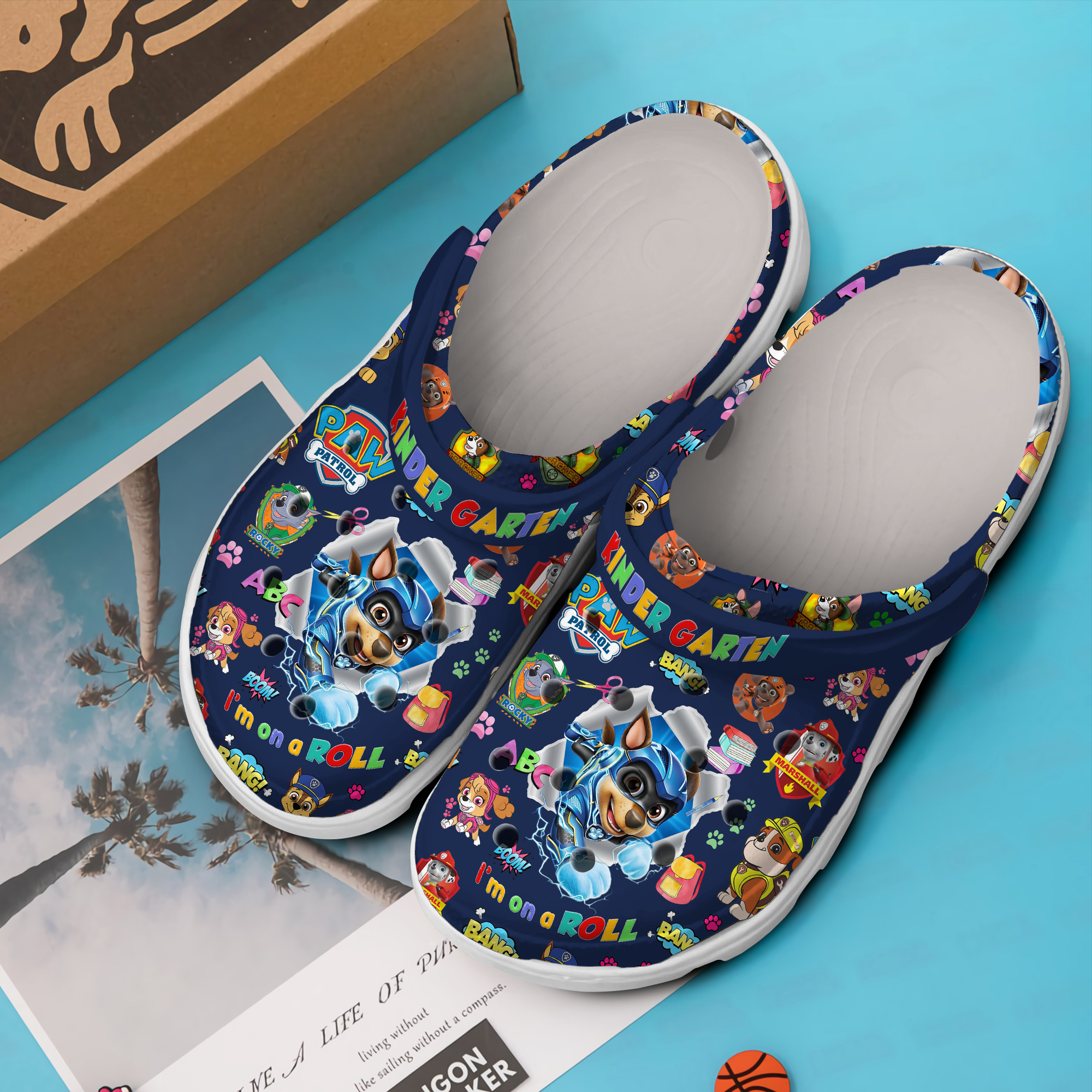 Merchidea PAW Patrol Cartoon Crocs Crocband Clogs Shoes Comfortable For Men Women and Kids