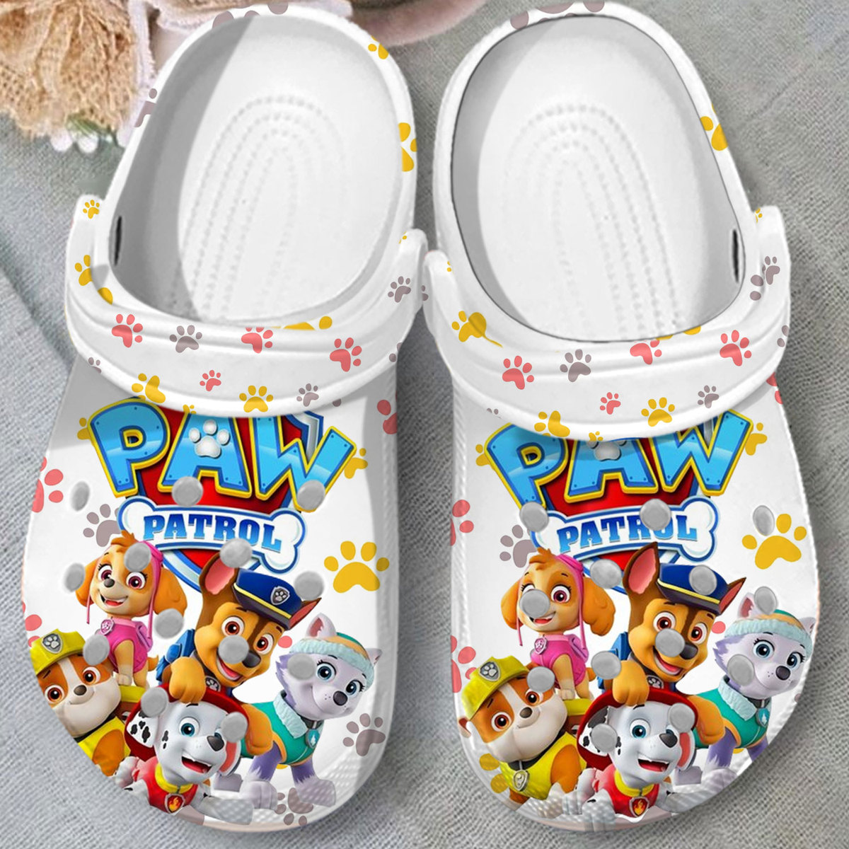 Merchidea Paw Patrol Movie Crocs Crocband Clogs Shoes Comfortable For Men Women and Kids