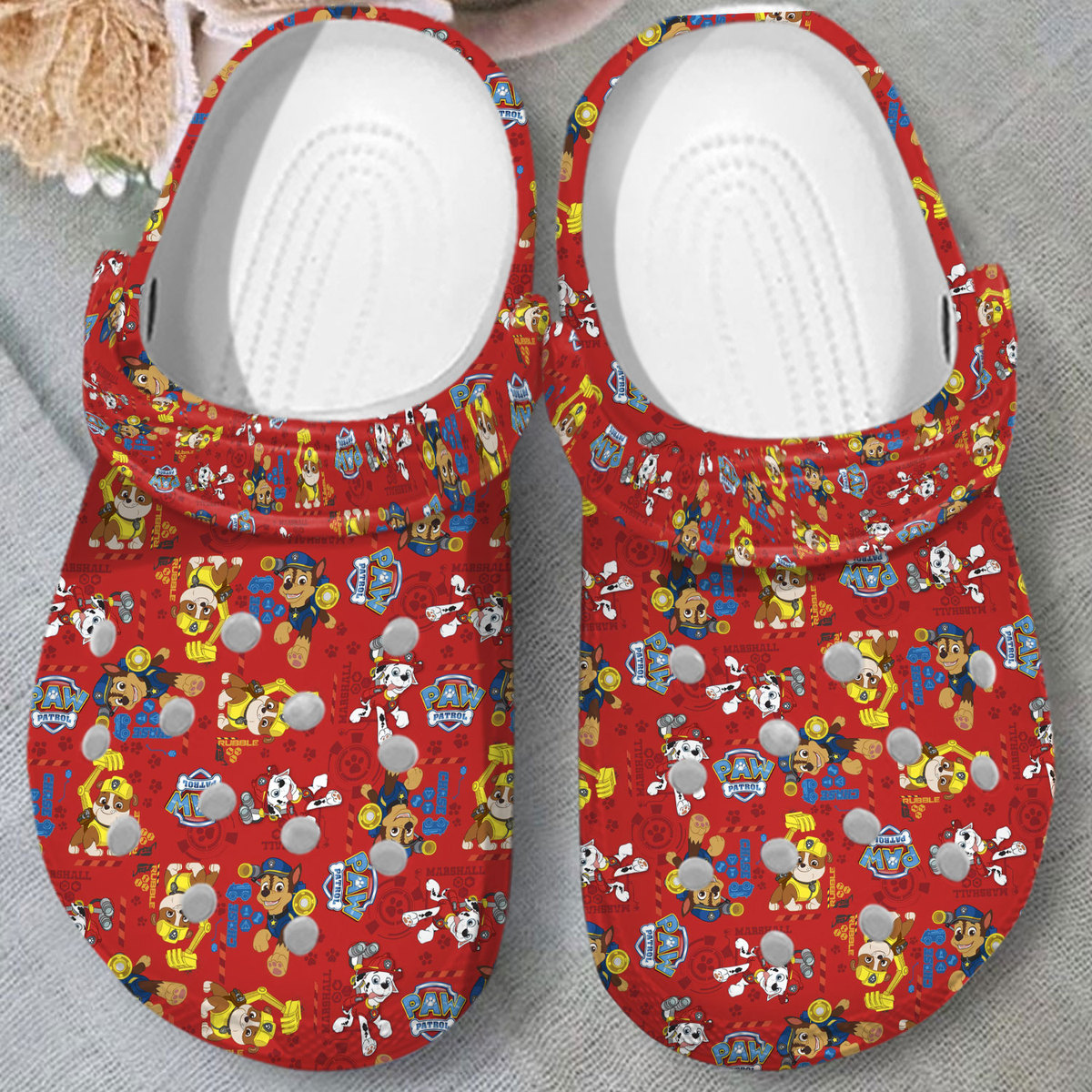 Merchidea Paw Patrol Movie Crocs Crocband Clogs Shoes Comfortable For Men Women and Kids