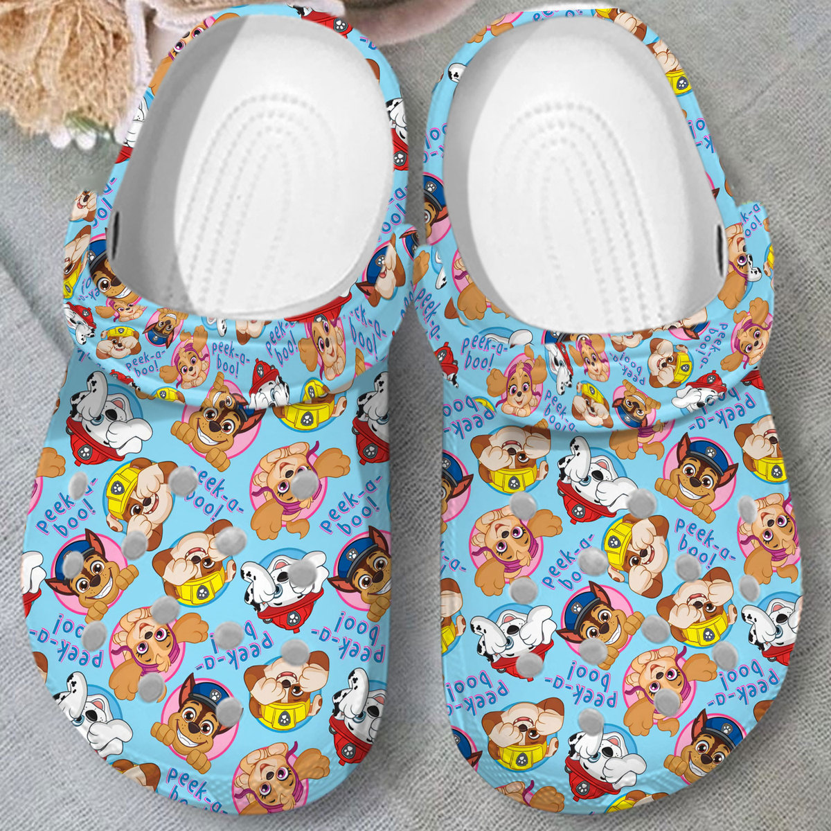 Merchidea Paw Patrol Movie Crocs Crocband Clogs Shoes Comfortable For Men Women and Kids