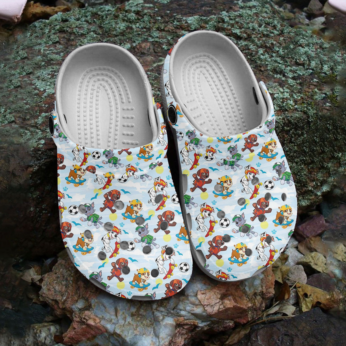 Merchidea Paw Patrol Movie Crocs Crocband Clogs Shoes Comfortable For Men Women and Kids