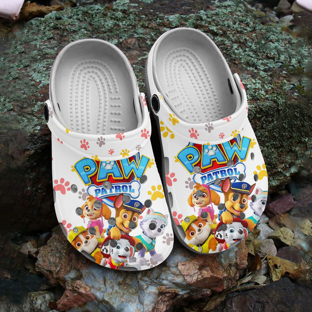 Merchidea Paw Patrol Movie Crocs Crocband Clogs Shoes Comfortable For Men Women and Kids