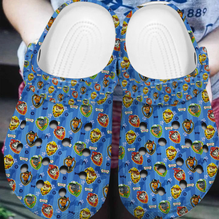 Merchidea Paw Patrol Movie Crocs Crocband Clogs Shoes Comfortable For Men Women and Kids