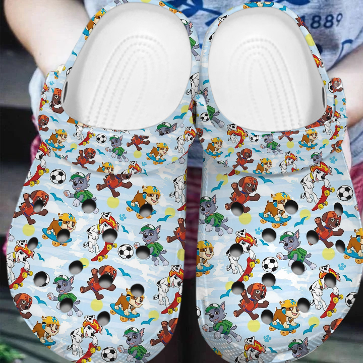 Merchidea Paw Patrol Movie Crocs Crocband Clogs Shoes Comfortable For Men Women and Kids