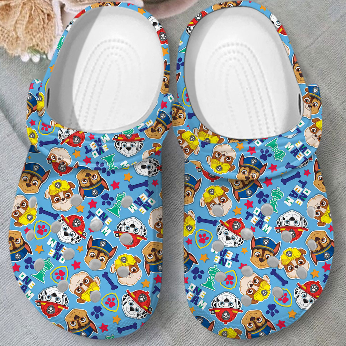 Merchidea Paw Patrol Movie Crocs Crocband Clogs Shoes Comfortable For Men Women and Kids