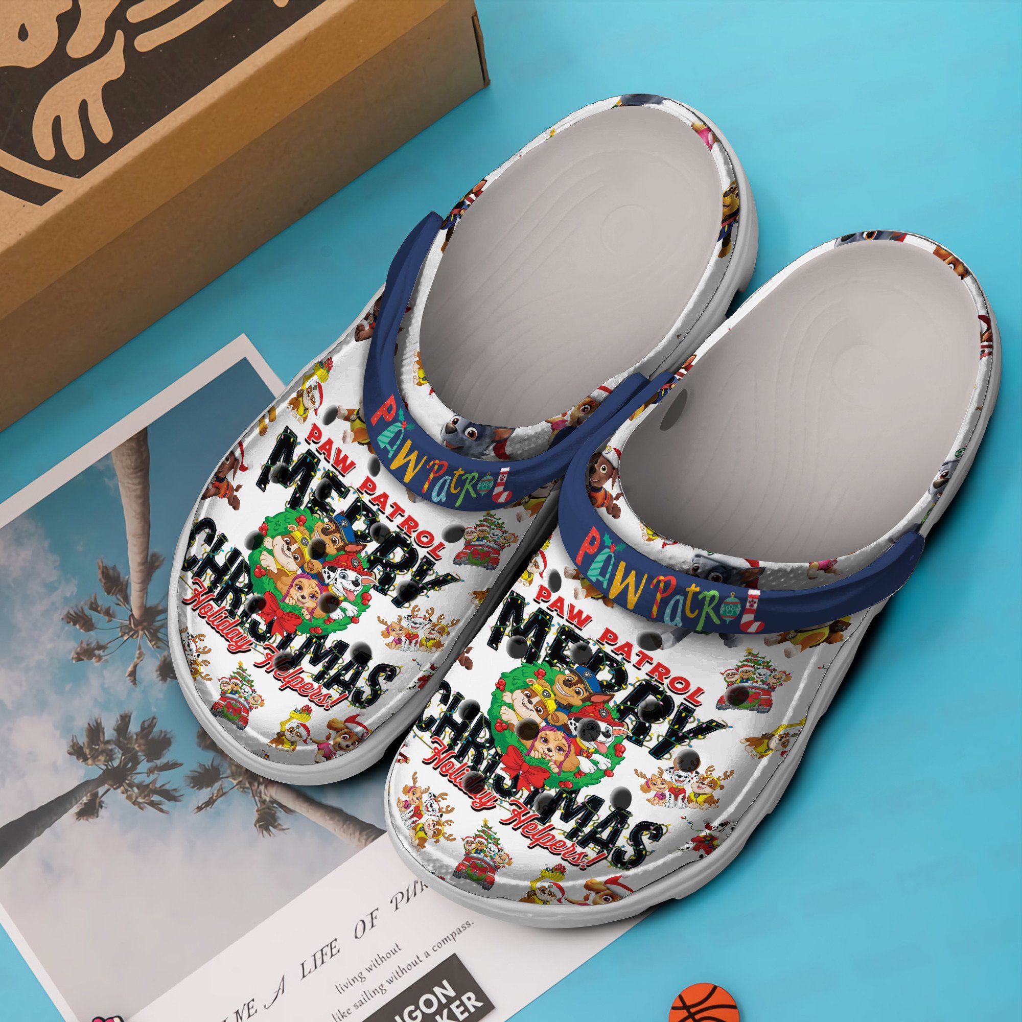 Merchidea PAW Patrol TV Series Crocs Crocband Clogs Shoes Comfortable For Men Women and Kids