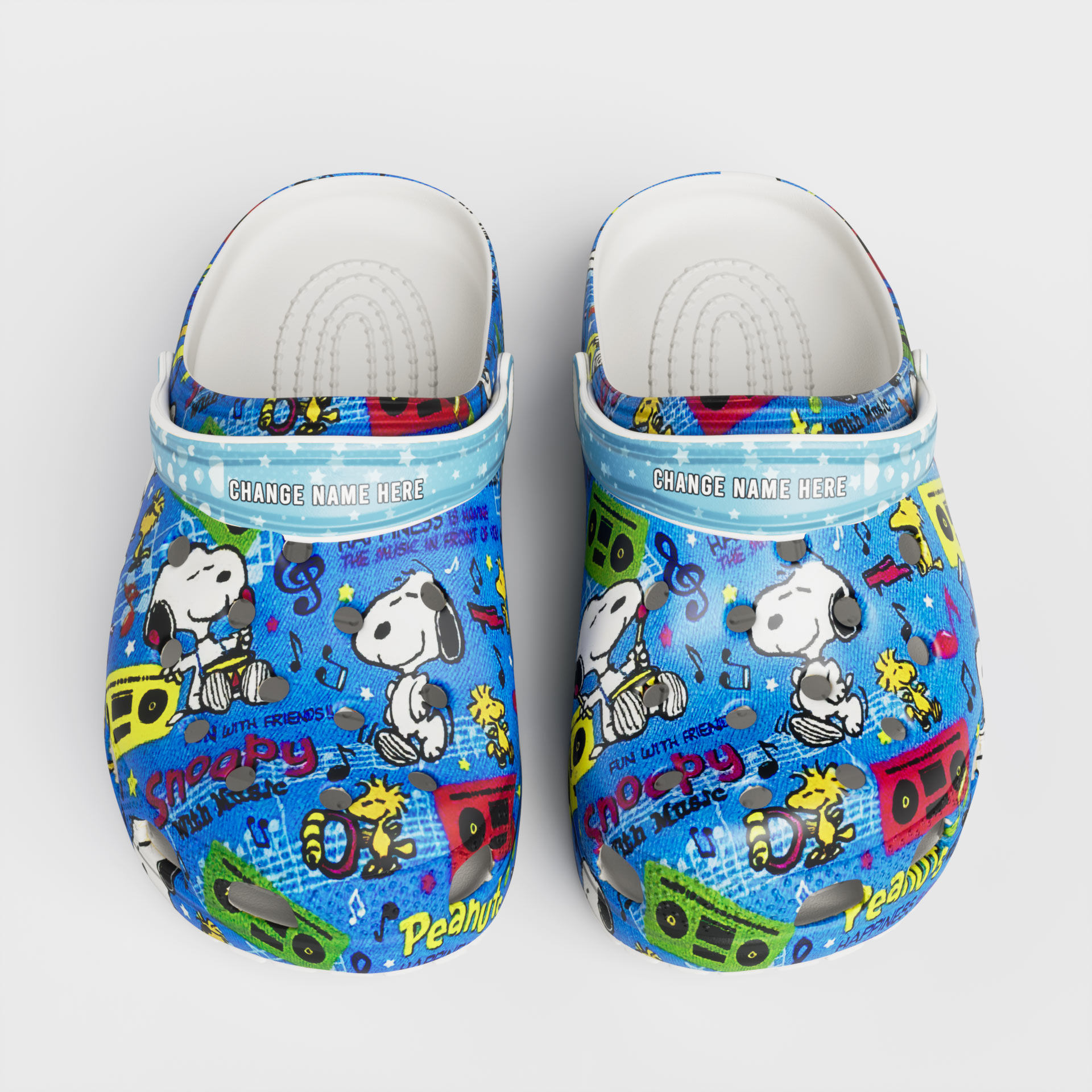 Merchidea Peanuts Snoopy Crocs Clogs Shoes Crocband Comfortable for men women