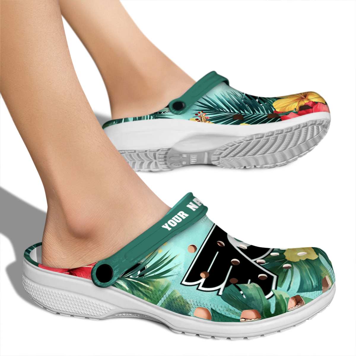 Merchidea Philadelphia Flyers NHL Sport Crocs Crocband Clogs Shoes Comfortable For Men Women and Kids