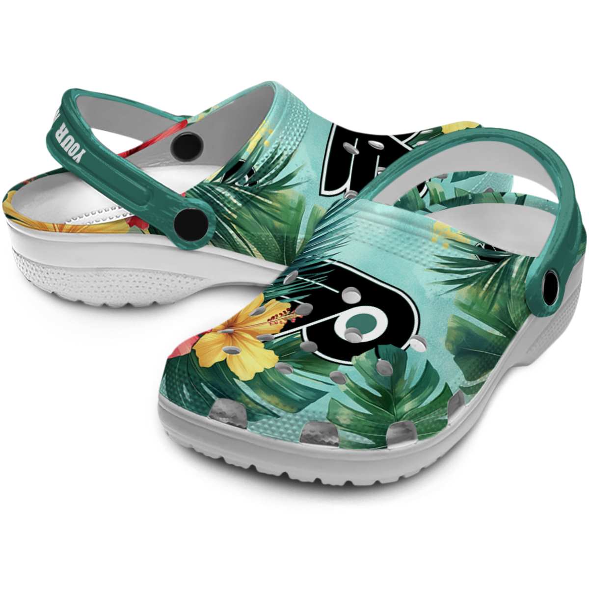 Merchidea Philadelphia Flyers NHL Sport Crocs Crocband Clogs Shoes Comfortable For Men Women and Kids