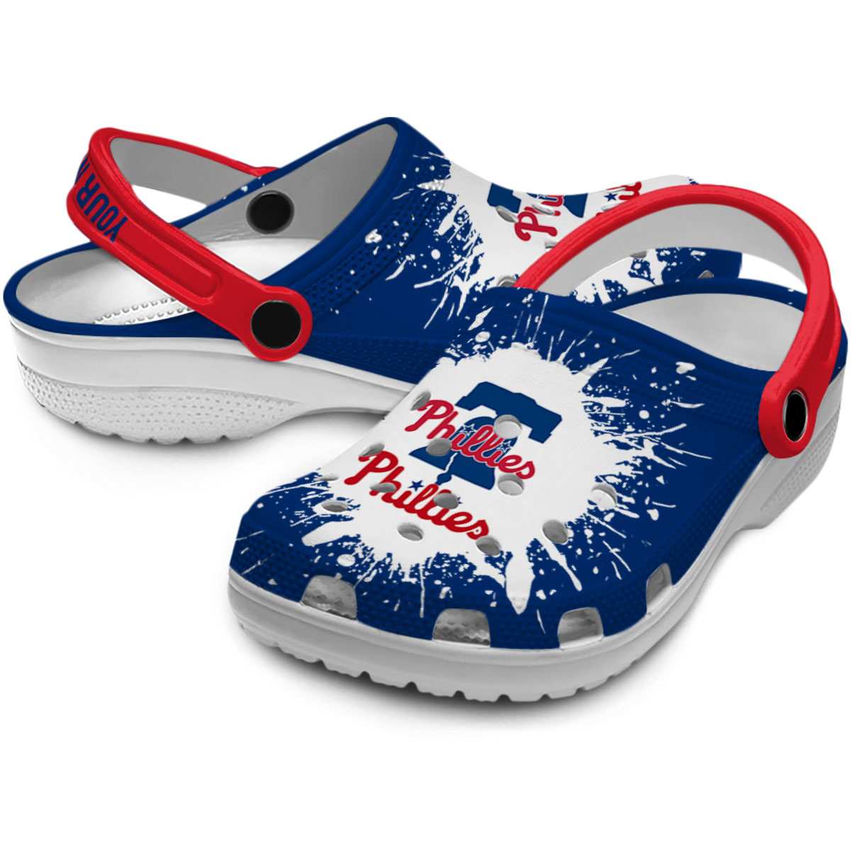 Merchidea Philadelphia Phillies MLB Sport Crocs Crocband Clogs Shoes Comfortable For Men Women and Kids