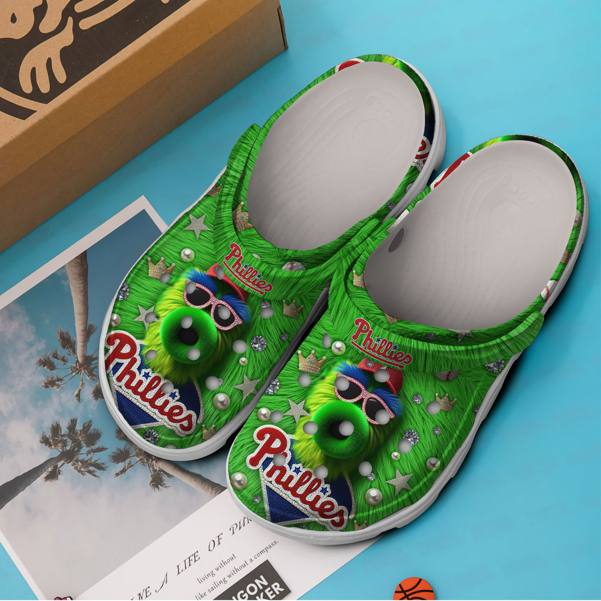 Merchidea Philadelphia Phillies MLB Sport Crocs Crocband Clogs Shoes Comfortable For Men Women and Kids