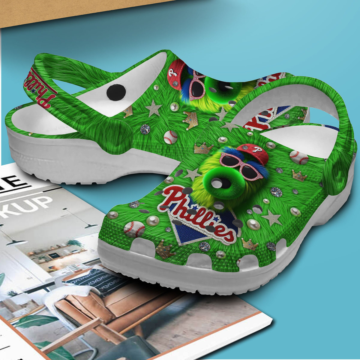 Merchidea Philadelphia Phillies MLB Sport Crocs Crocband Clogs Shoes Comfortable For Men Women and Kids