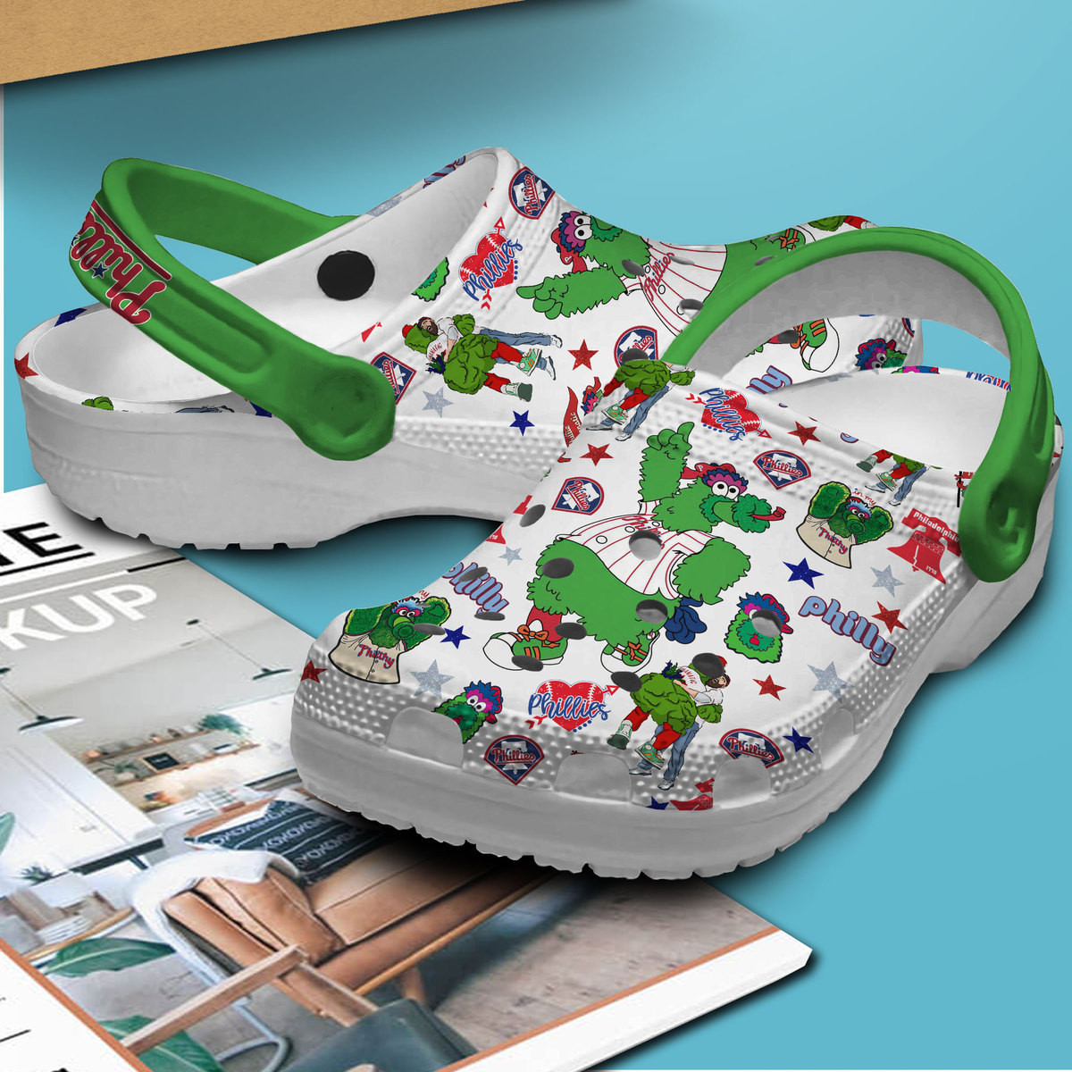 Merchidea Philadelphia Phillies MLB Sport Crocs Crocband Clogs Shoes Comfortable For Men Women and Kids