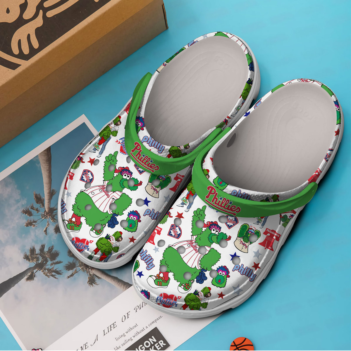 Merchidea Philadelphia Phillies MLB Sport Crocs Crocband Clogs Shoes Comfortable For Men Women and Kids