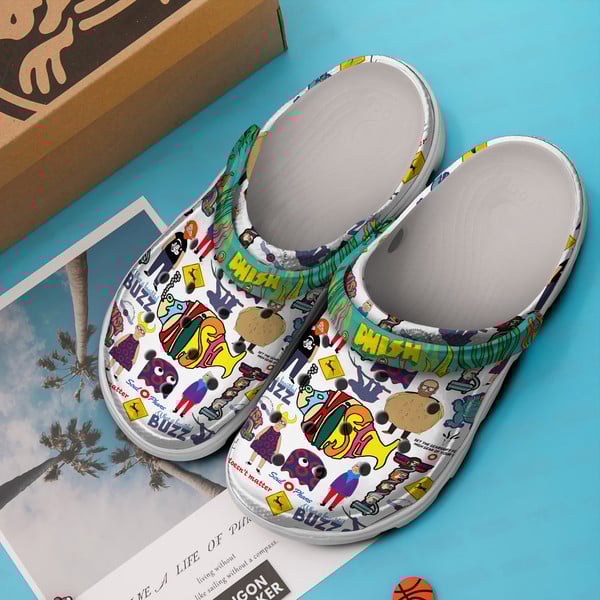Merchidea Phish Music Crocs Crocband Clogs Shoes Comfortable For Men Women and Kids