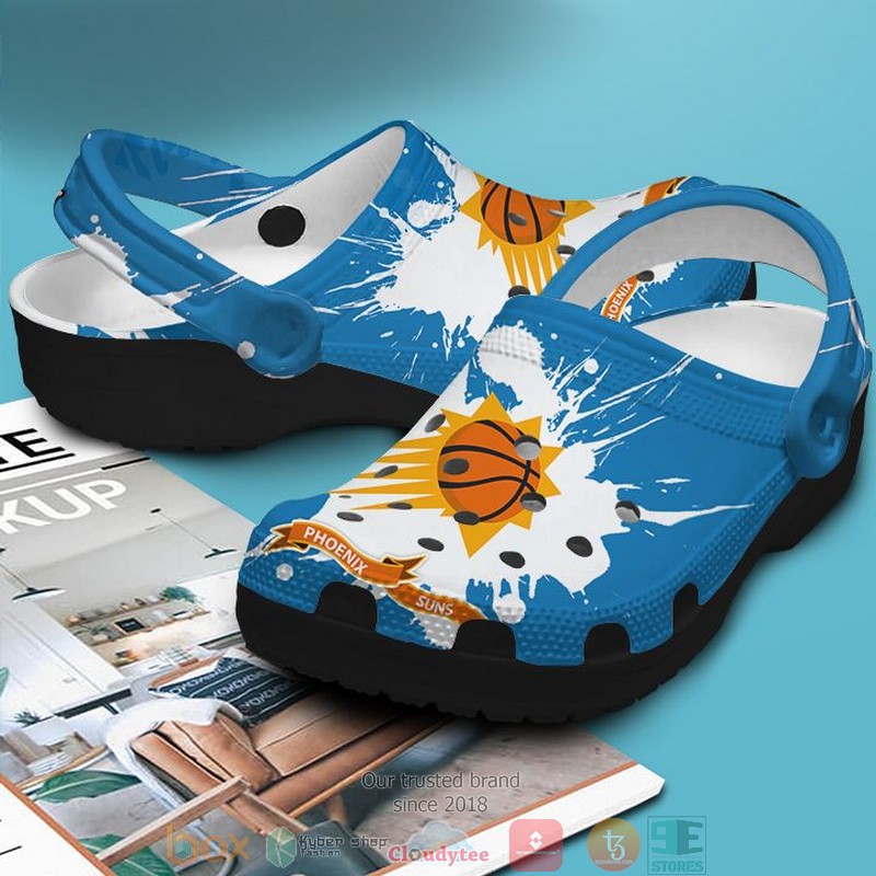 Merchidea Phoenix Suns NBA Sport Crocs Crocband Clogs Shoes Comfortable For Men Women and Kids