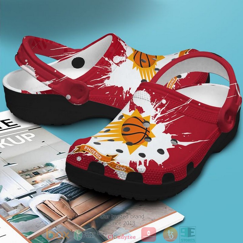 Merchidea Phoenix Suns NBA Sport Crocs Crocband Clogs Shoes Comfortable For Men Women and Kids
