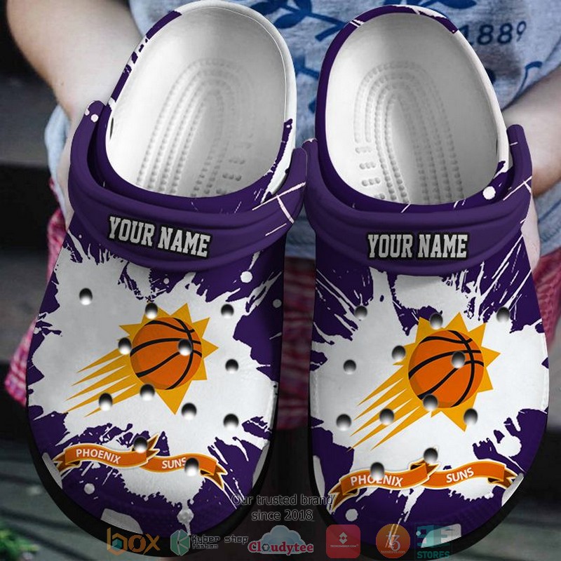 Merchidea Phoenix Suns NBA Sport Crocs Crocband Clogs Shoes Comfortable For Men Women and Kids