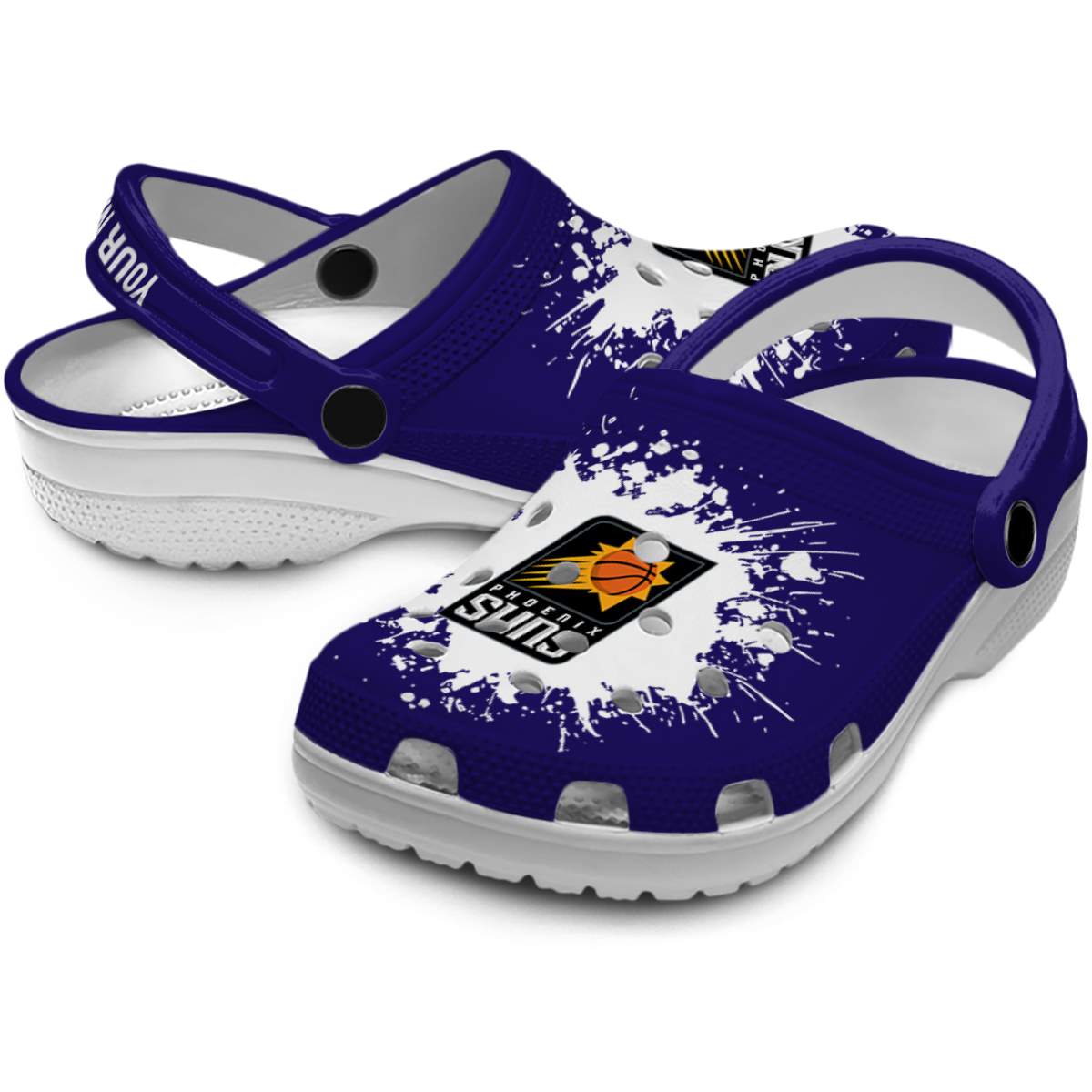 Merchidea Phoenix Suns NBA Sport Crocs Crocband Clogs Shoes Comfortable For Men Women and Kids