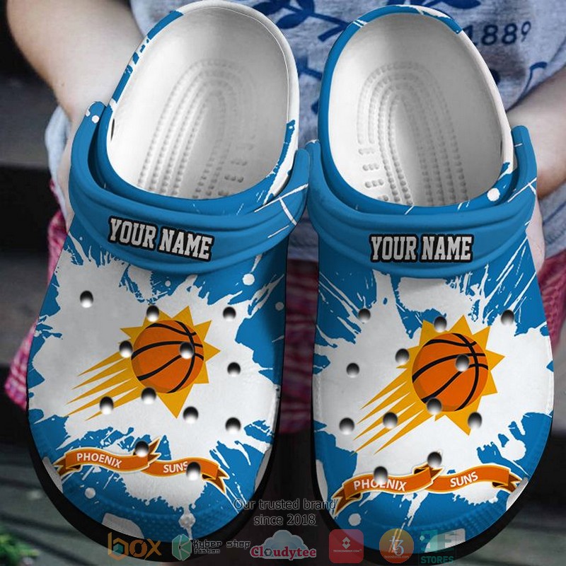 Merchidea Phoenix Suns NBA Sport Crocs Crocband Clogs Shoes Comfortable For Men Women and Kids
