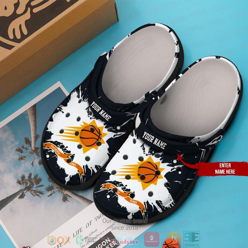Merchidea Phoenix Suns NBA Sport Crocs Crocband Clogs Shoes Comfortable For Men Women and Kids