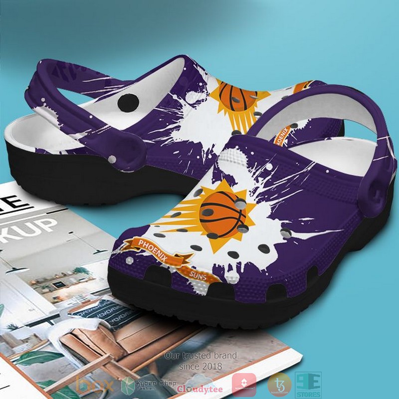 Merchidea Phoenix Suns NBA Sport Crocs Crocband Clogs Shoes Comfortable For Men Women and Kids