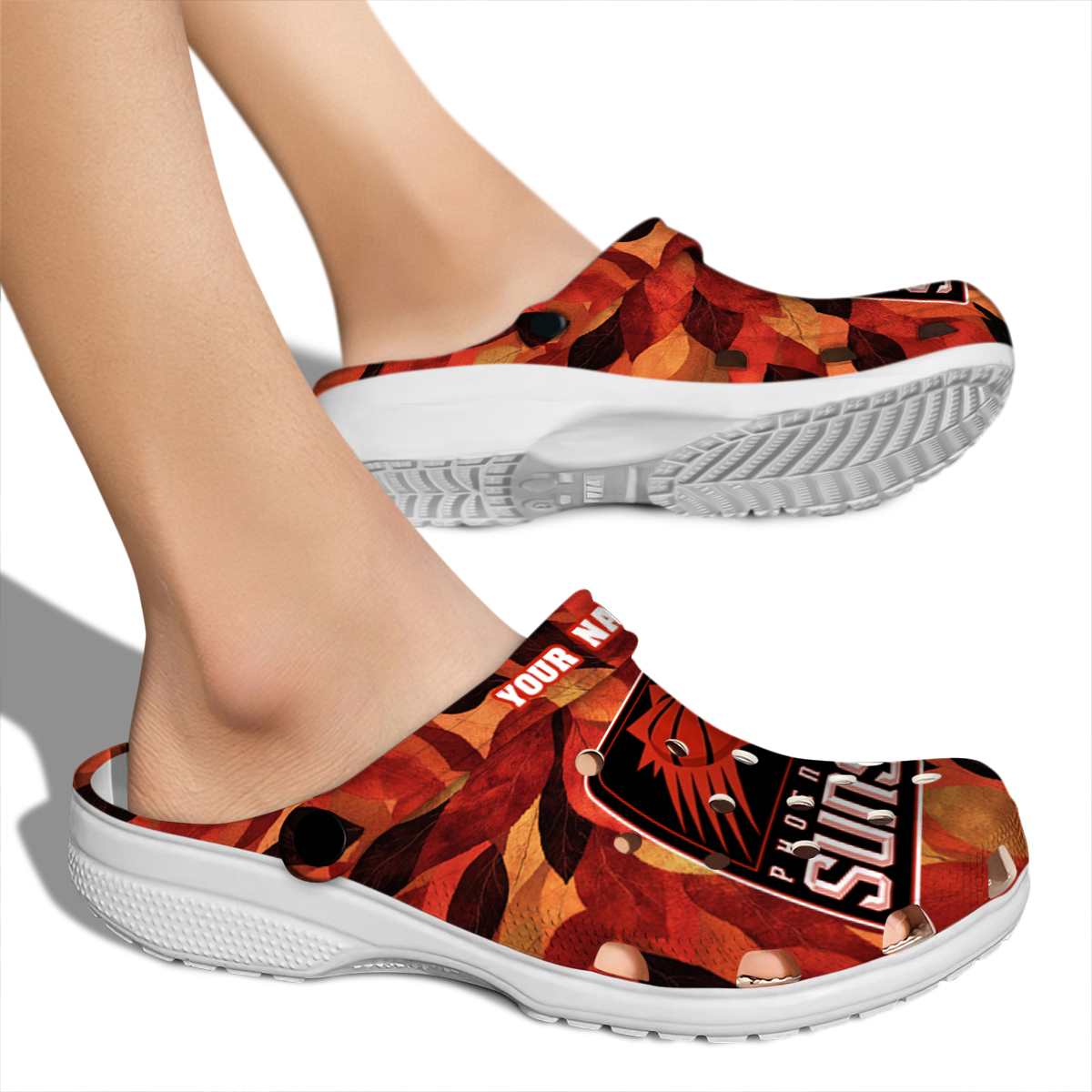 Merchidea Phoenix Suns NBA Sport Crocs Crocband Clogs Shoes Comfortable For Men Women and Kids