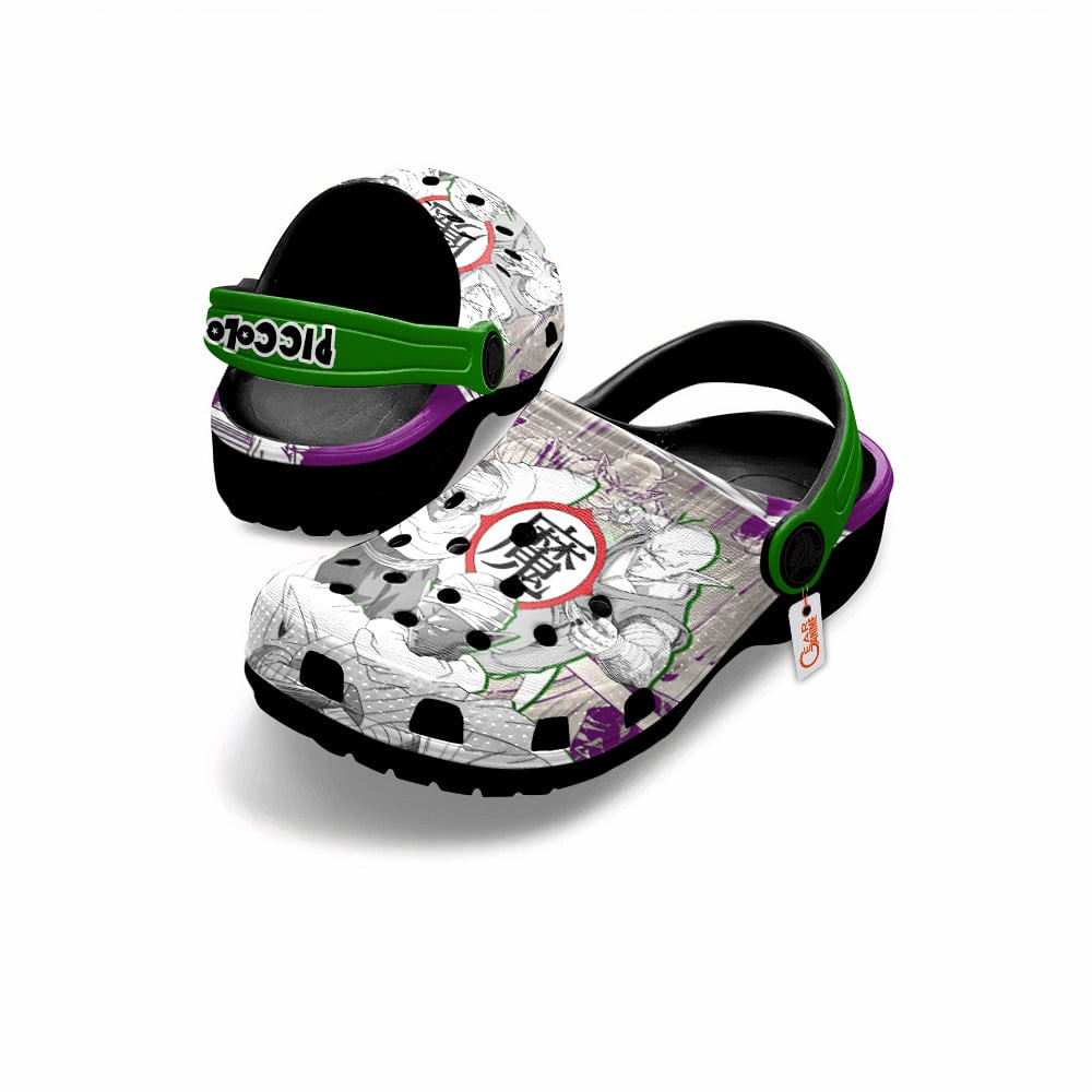 Merchidea Piccolo Dragon Ball Anime Crocs Crocband Clogs Shoes Comfortable For Men Women and Kids
