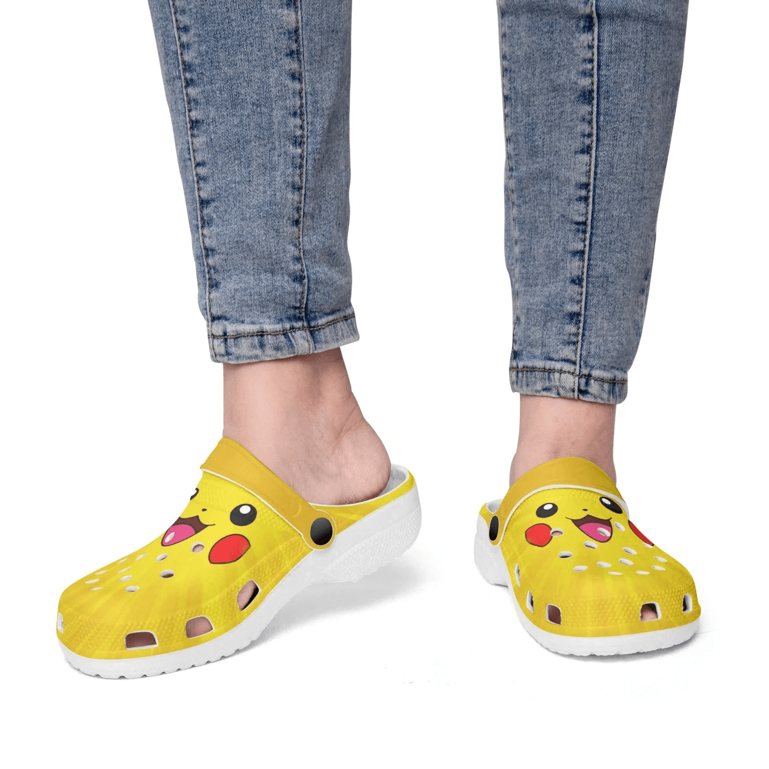 Merchidea Pikachu Pokemon Custom Clogs
