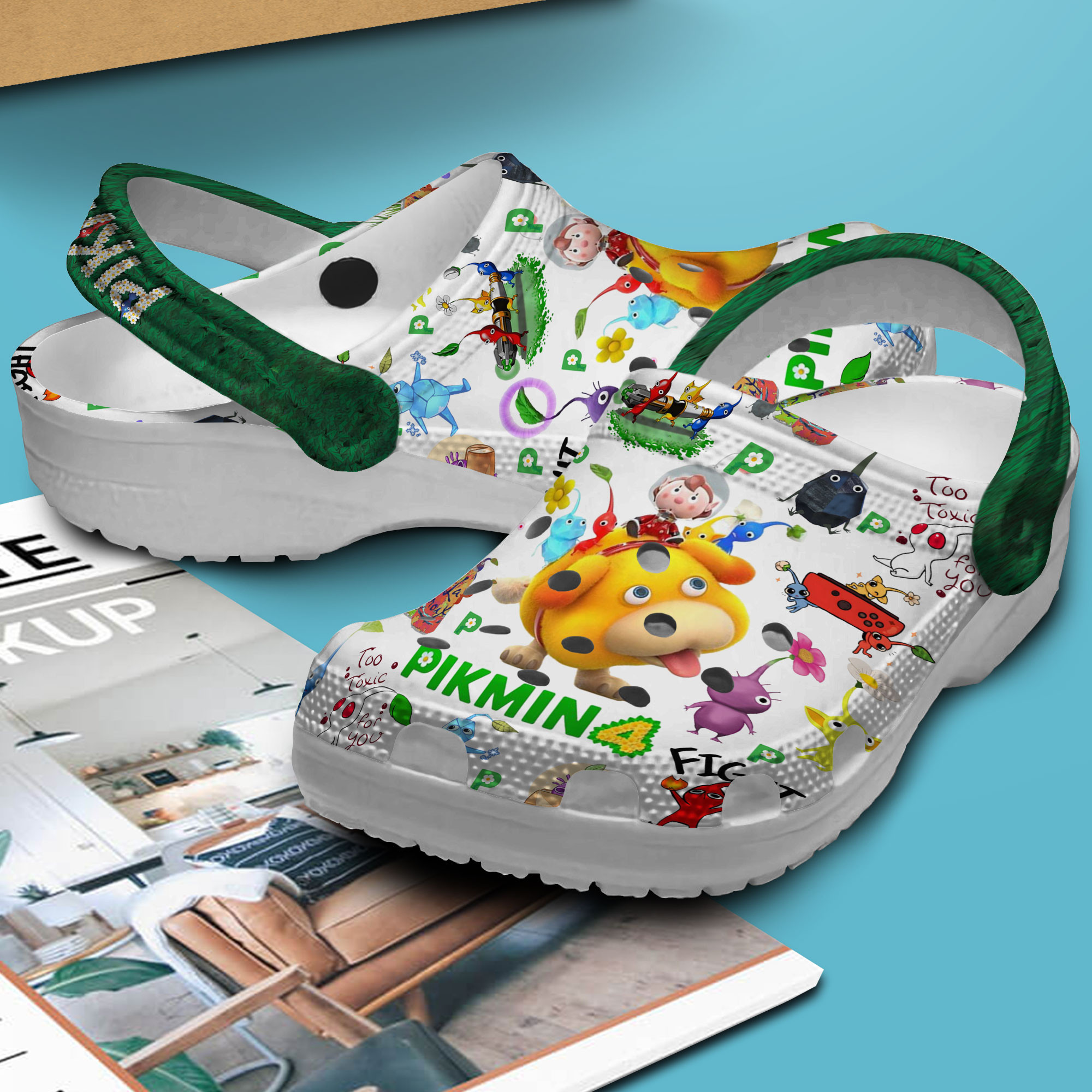 Merchidea Pikmin Game Crocs Crocband Clogs Shoes Comfortable For Men Women and Kids