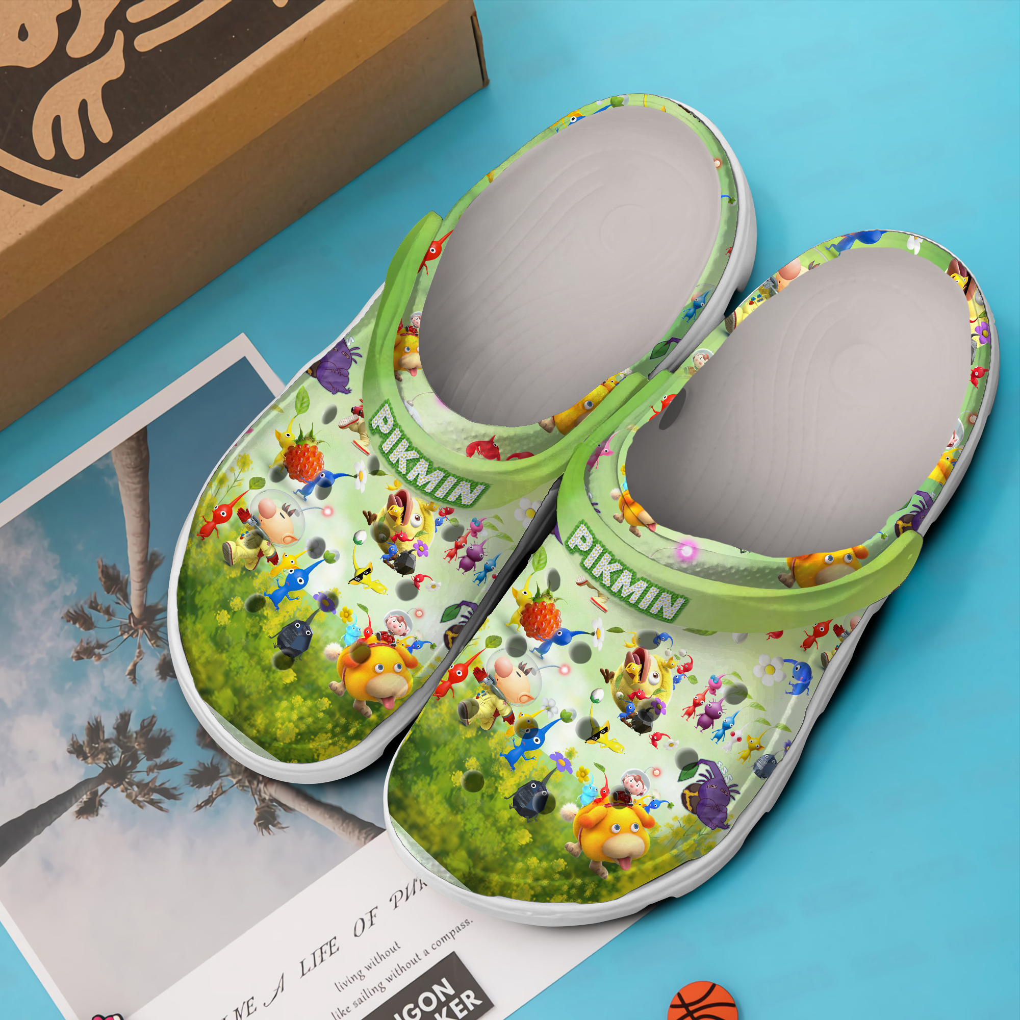 Merchidea Pikmin Movie Crocs Crocband Clogs Shoes Comfortable For Men Women and Kids