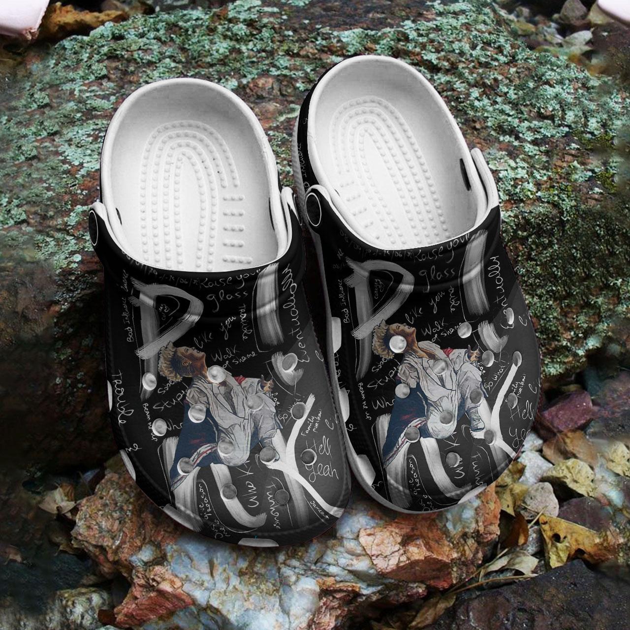 Merchidea Pink Music Crocs Crocband Clogs Shoes Comfortable For Men Women and Kids