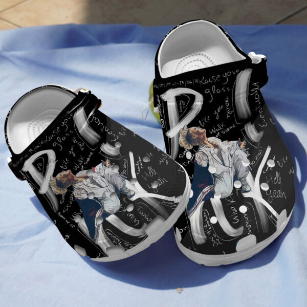 Merchidea Pink Music Crocs Crocband Clogs Shoes Comfortable For Men Women and Kids