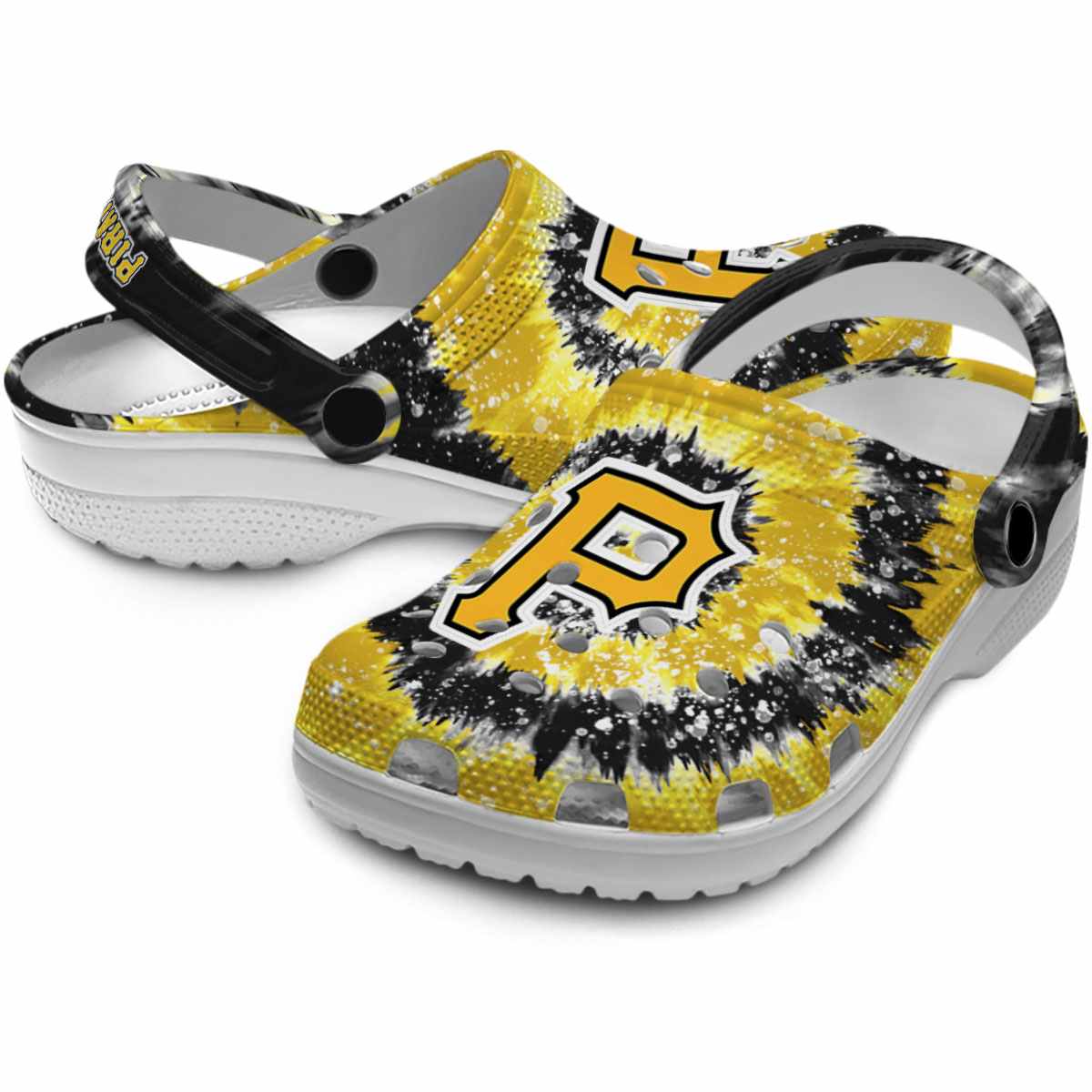 Merchidea Pittsburgh Pirates MLB Sport Crocs Crocband Clogs Shoes Comfortable For Men Women and Kids