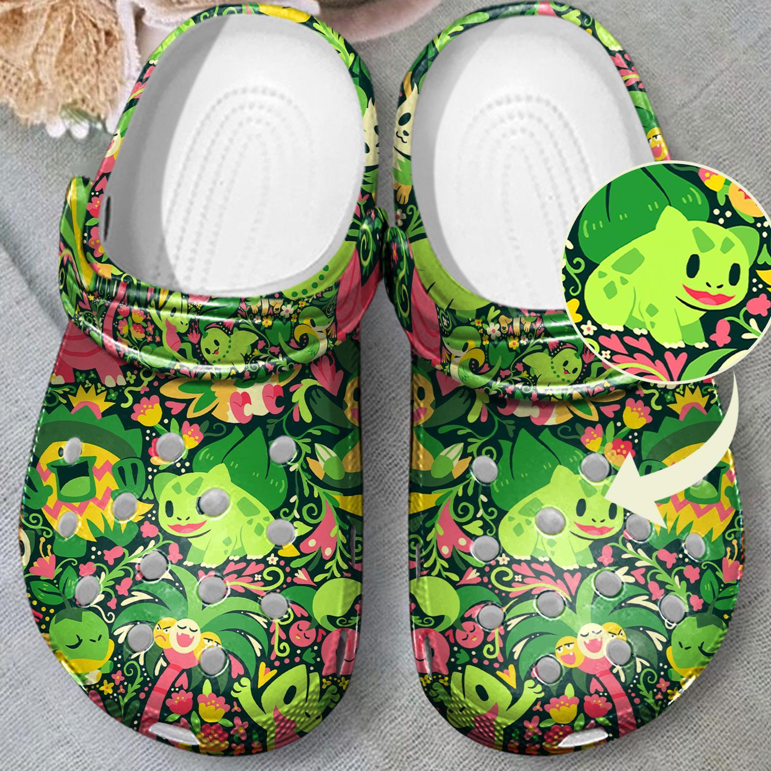Merchidea Pokemon Anime Crocs Crocband Clogs Shoes Comfortable For Men Women and Kids