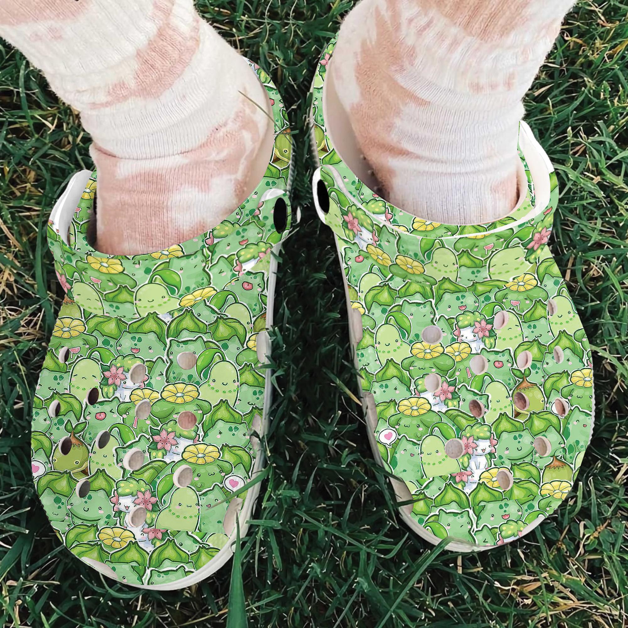 Merchidea Pokemon Anime Crocs Crocband Clogs Shoes Comfortable For Men Women and Kids