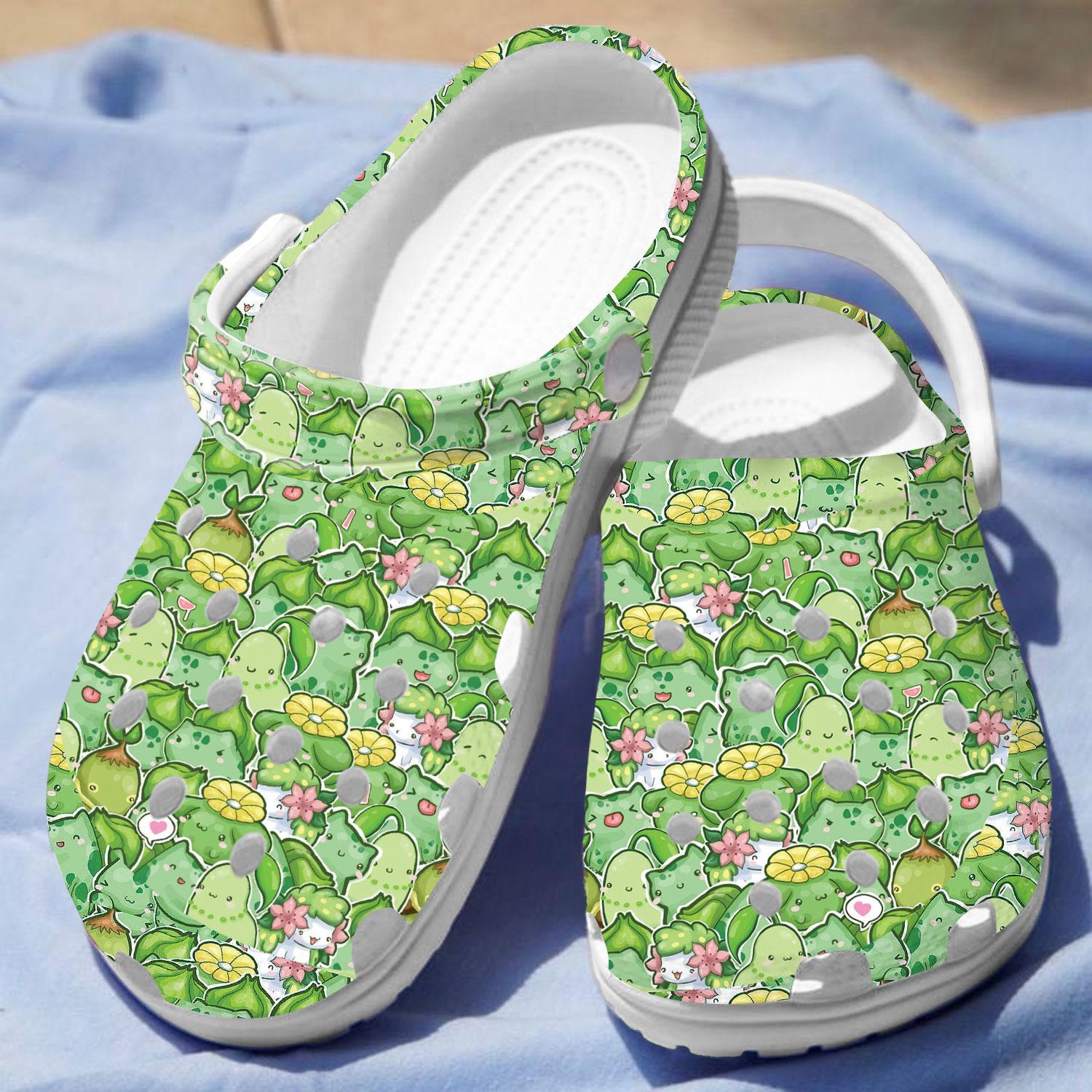 Merchidea Pokemon Anime Crocs Crocband Clogs Shoes Comfortable For Men Women and Kids